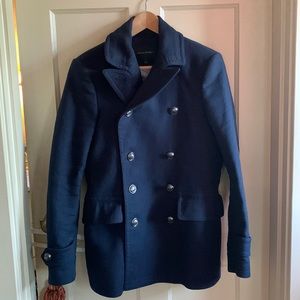 Men’s navy pea coat